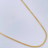 Cadena Veneciana 3.6gr / 45.4cm / 1mm Oro Amarillo +3 18K &