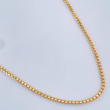 Cadena Veneciana 15.1gr / 60cm / 1.9mm Dos Oros Amarillo Blanco +3 18K &