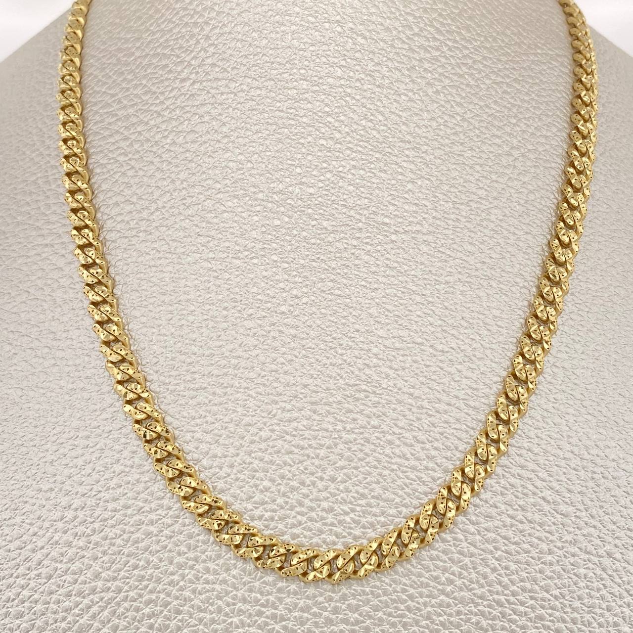 Cadena Cubano Monaco 19.65gr / 61cm / 4.7mm Oro Amarillo +4 18K &