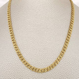 Cadena Cubano Monaco 19.65gr / 61cm / 4.7mm Oro Amarillo +4 18K &