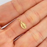Dije Vigen Milagrosa 0.3gr / 1.5cm / Oro Amarillo 18K &