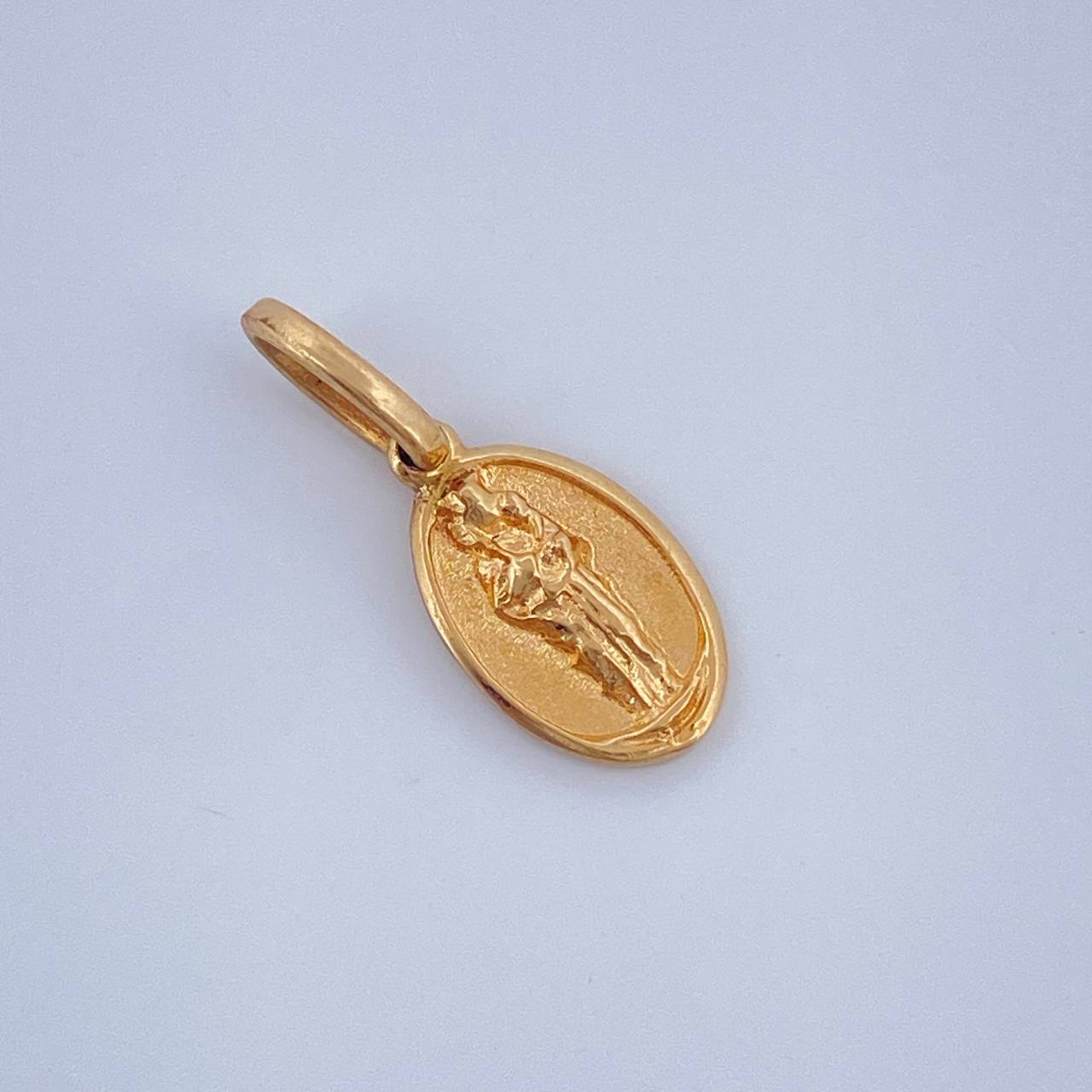 Dije Virgen del Carmen 0.8gr / 1.8cm / Oro Amarillo 18K &