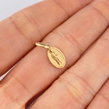 Dije Virgen del Carmen 0.8gr / 1.8cm / Oro Amarillo 18K &