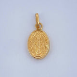 Dije Vigen Milagrosa 0.4gr / 1.5cm / Oro Amarillo 18K &