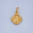 Dije Virgen Milagrosa 0.35gr / 1.5cm / Troquelado Oro Amarillo &