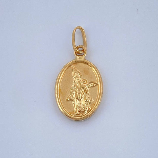 Dije San Miguel Arcangel 0.55gr / 1.9cm / Oro Amarillo 18K &