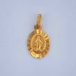 Dije Vigen Milagrosa 0.9gr / 1.8cm / Oro Amarillo 18K &