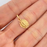Dije Vigen Milagrosa 0.9gr / 1.8cm / Oro Amarillo 18K &