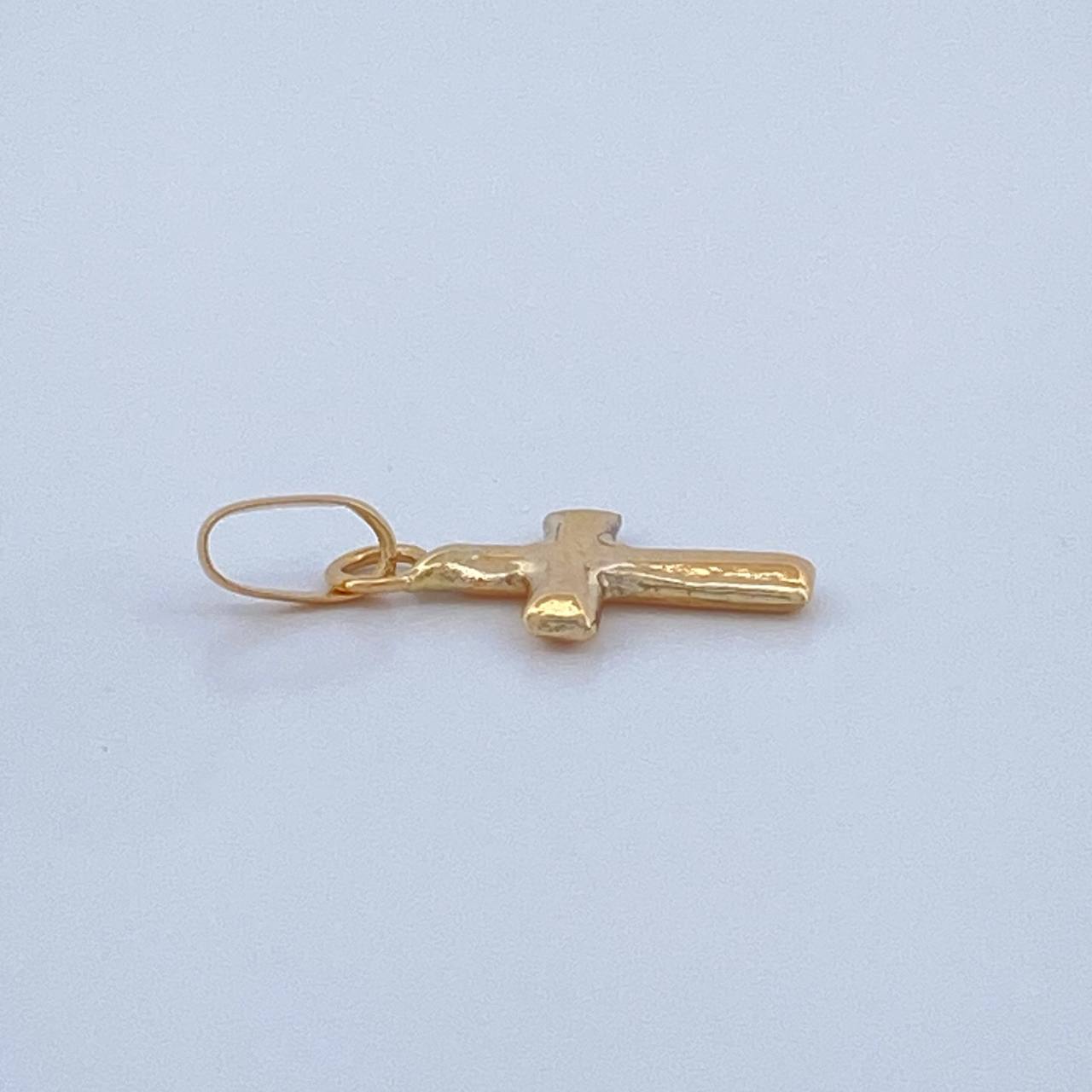 Dije Cruz 0.15gr / 1.5cm / Oro Amarillo 18K &