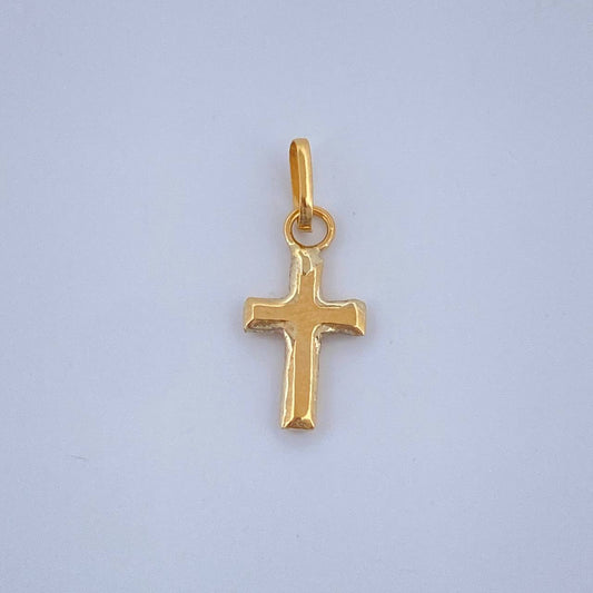 Dije Cruz 0.15gr / 1.5cm / Oro Amarillo 18K &