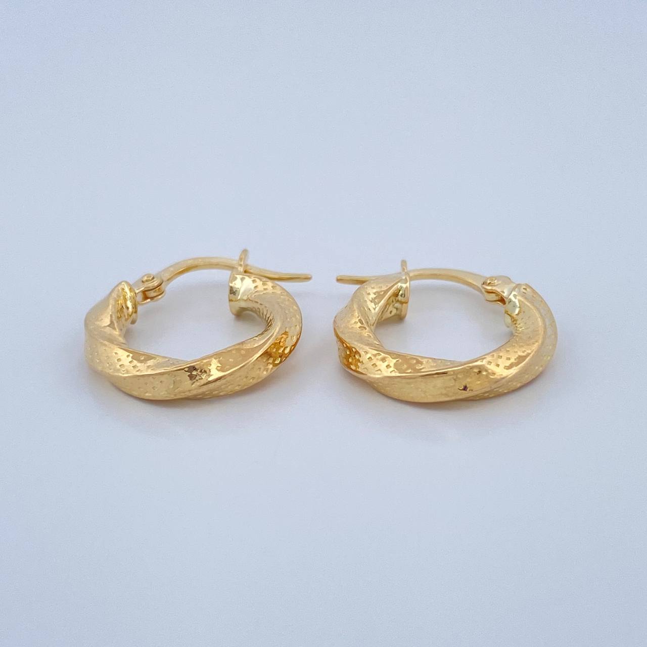 Candongas Yuli 1.7gr / 1.8cm / Oro Amarillo 18K &