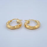 Candongas Yuli 1.7gr / 1.8cm / Oro Amarillo 18K &