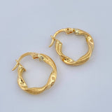 Candongas Alesia 1.2gr / 1.7cm / Oro Amarillo 18K &