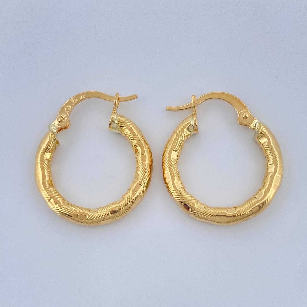 Candongas Sandra 1.65gr / 2cm / Oro Amarillo 18K &