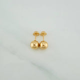 Topos Bola 0.8gr / 7mm Oro Amarillo 18K %