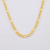 Cadena Figaro 3.75g / 60cm / 3.4mm Oro Amarillo 18K