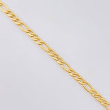 Cadena Figaro 6.3g / 60cm / 3.3mm Oro Amarillo 18K