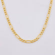 Cadena Figaro 2.7g / 60cm / 2.4mm Oro Amarillo 18K