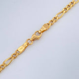 Cadena Figaro 7.2gr / 65cm / 2.6mm Oro Amarillo +1 18K &