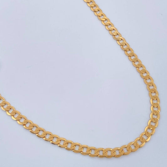 Cadena Cuabana 9.4gr / 60.3cm / 2.8mm Oro Amarillo +1 18K &