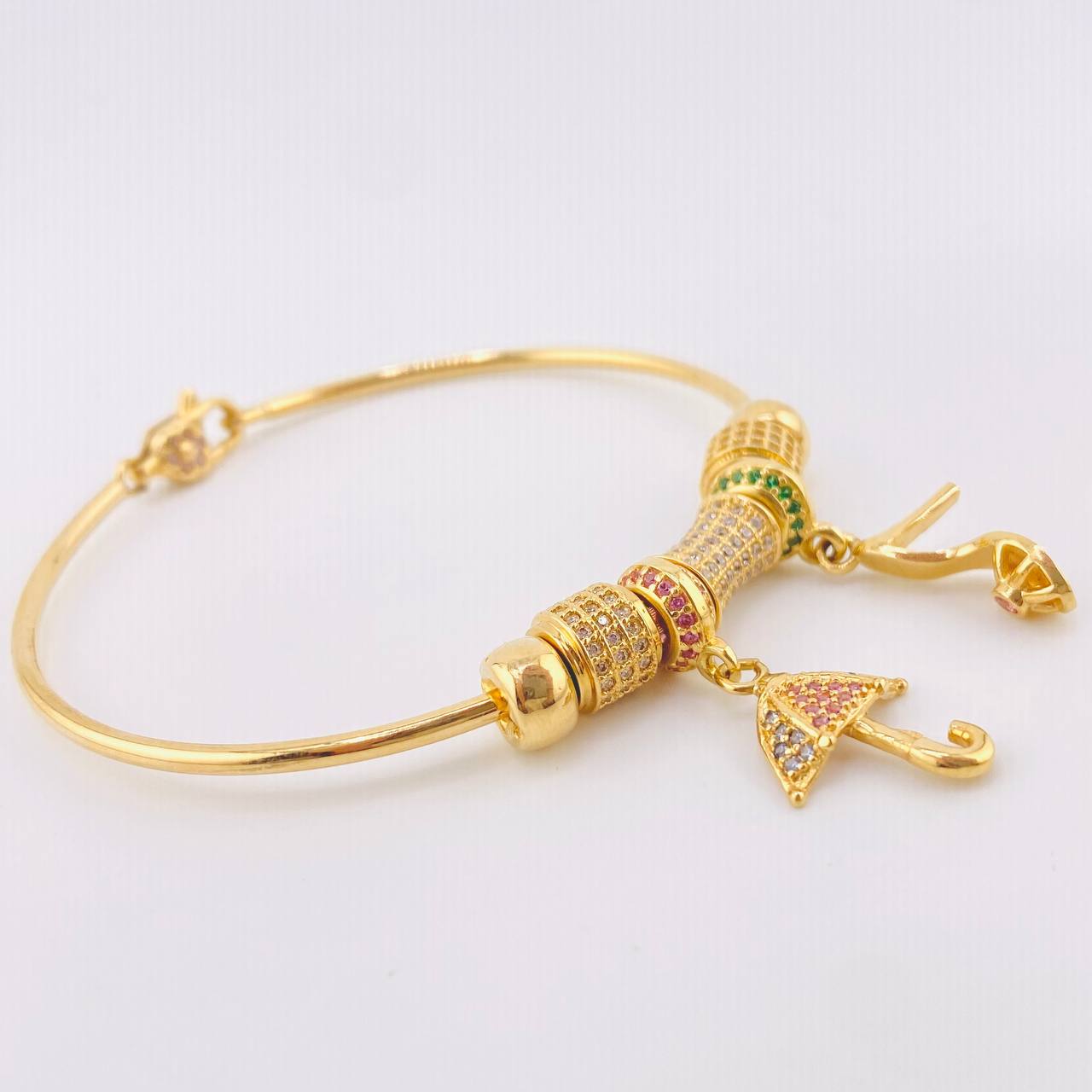 Pulso PD Tacón Sombrilla 16.55gr / 18.5cm / Oro Amarillo 18K