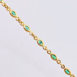 Cadena Burbujas Ovaladas 11.75gr / 50cm / 3mm Oro Amarillo Nac.Esp. 18K ©