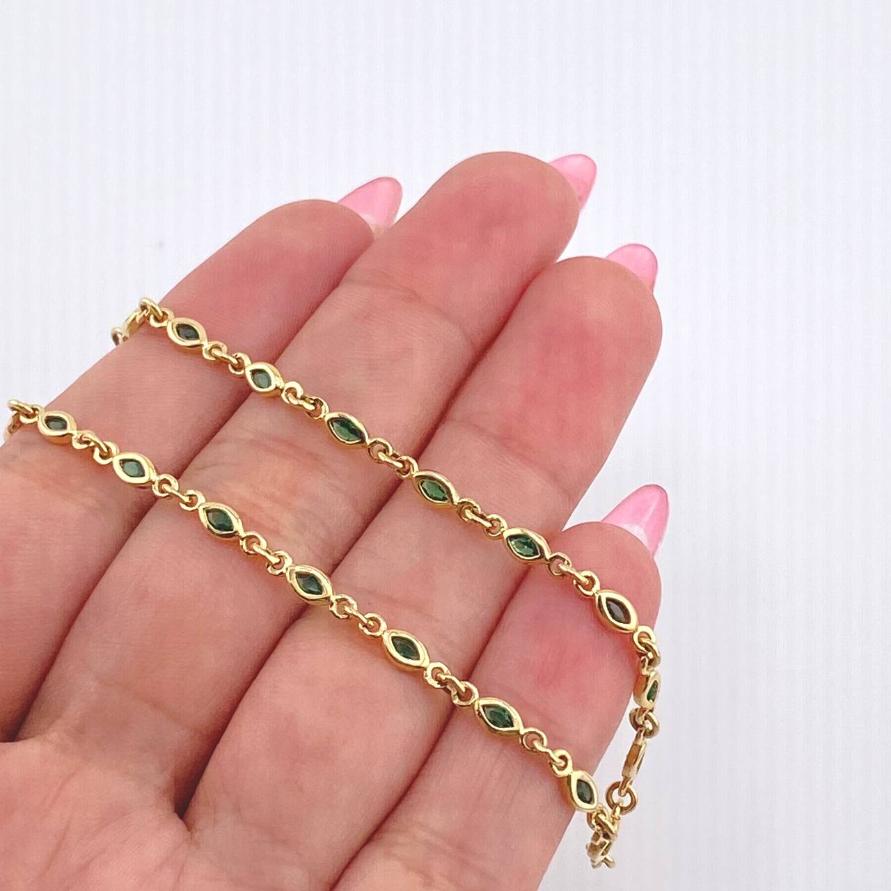Cadena Burbujas Ovaladas 11.75gr / 50cm / 3mm Oro Amarillo Nac.Esp. 18K ©