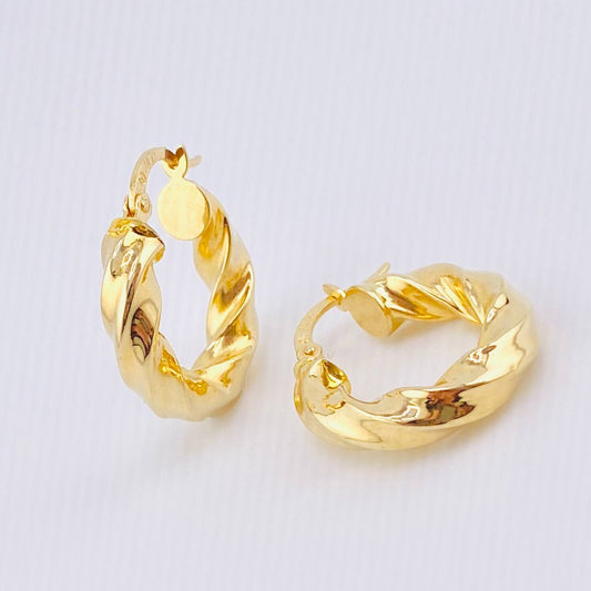 Candongas Lulu 3.25gr / 2.3cm / Oro Amarillo 18K *