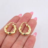 Candongas Lulu 3.25gr / 2.3cm / Oro Amarillo 18K *