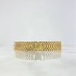 Pulso Correa Corona RX 16.3gr / 22cm / 9.95mm Recticulado Oro Amarillo +4