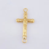 Herraje Cruz Cristo 0.6gr / 2.7cm / Oro Amarillo 18K