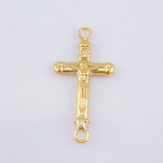 Herraje Cruz Cristo 0.7gr / 2.7cm / Oro Amarillo 18K