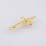 Herraje Cruz Cristo 0.6gr / 2.7cm / Oro Amarillo 18K
