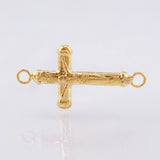 Herraje Cruz Cristo 0.7gr / 2.7cm / Oro Amarillo 18K