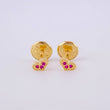 Topos Corazón 0.45g / in / 1.3mm Oro Amarillo 18K