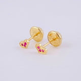 Topos Corazón 0.45g / in / 1.3mm Oro Amarillo 18K
