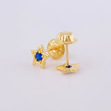 Topos Estrella 0.7g / in / 4.4mm Oro Amarillo 18K