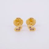 Topos Corazón 0.5g / in / 2.7mm Oro Amarillo 18K