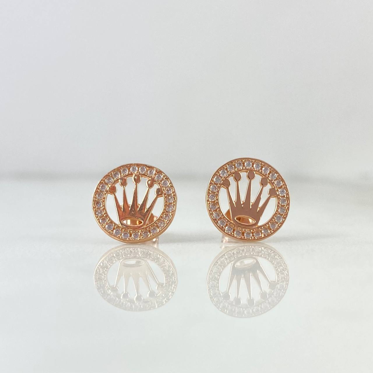 Topos Circulo Corona RX 1.75gr / Circones Blancos Oro Rosa ©