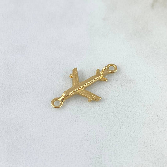 Herraje Avion 1.2gr / 2.4cm / Oro Amarillo 18K *