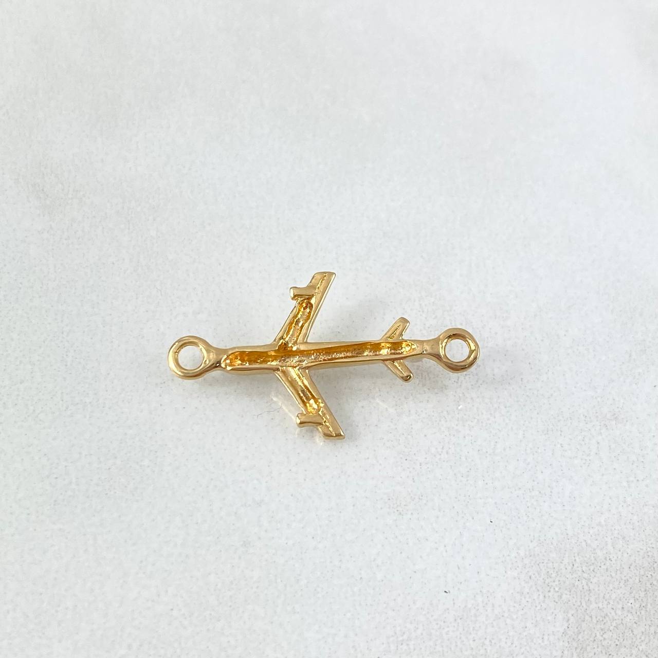 Herraje Avion 1.2gr / 2.4cm / Oro Amarillo 18K *