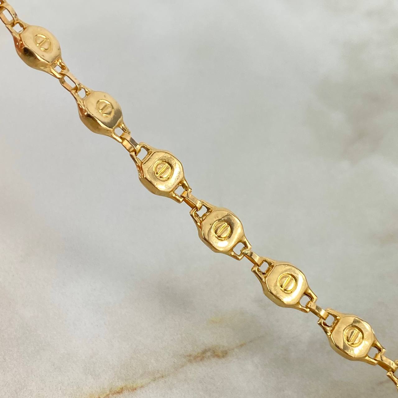 Pulso Rustico Tornillo 5gr / 18cm / 6.5mm Oro Amarillo