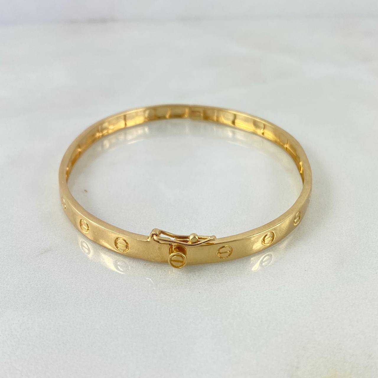 Pulso Cinturón Tornillo 11.9gr / 19cm / 5mm Oro Amarillo *
