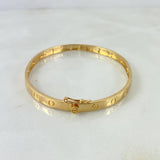 Pulso Cinturón Tornillo 11.9gr / 19cm / 5mm Oro Amarillo *