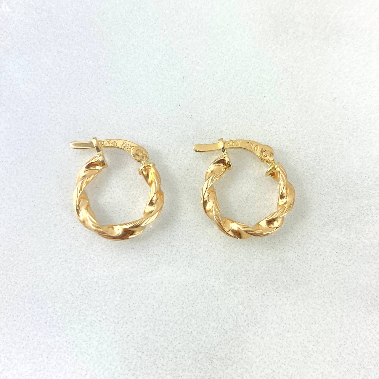 Candongas Deis 1.05gr / 1.3cm / Oro Amarillo *
