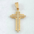 Dije Cruz Latina Superpuesta 2.15gr / 3.3cm / Oro 18K ©