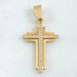 Dije Cruz Latina Superpuesta 2.15gr / 3.3cm / Oro 18K ©
