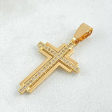 Dije Cruz Latina Superpuesta 2.15gr / 3.3cm / Oro 18K ©
