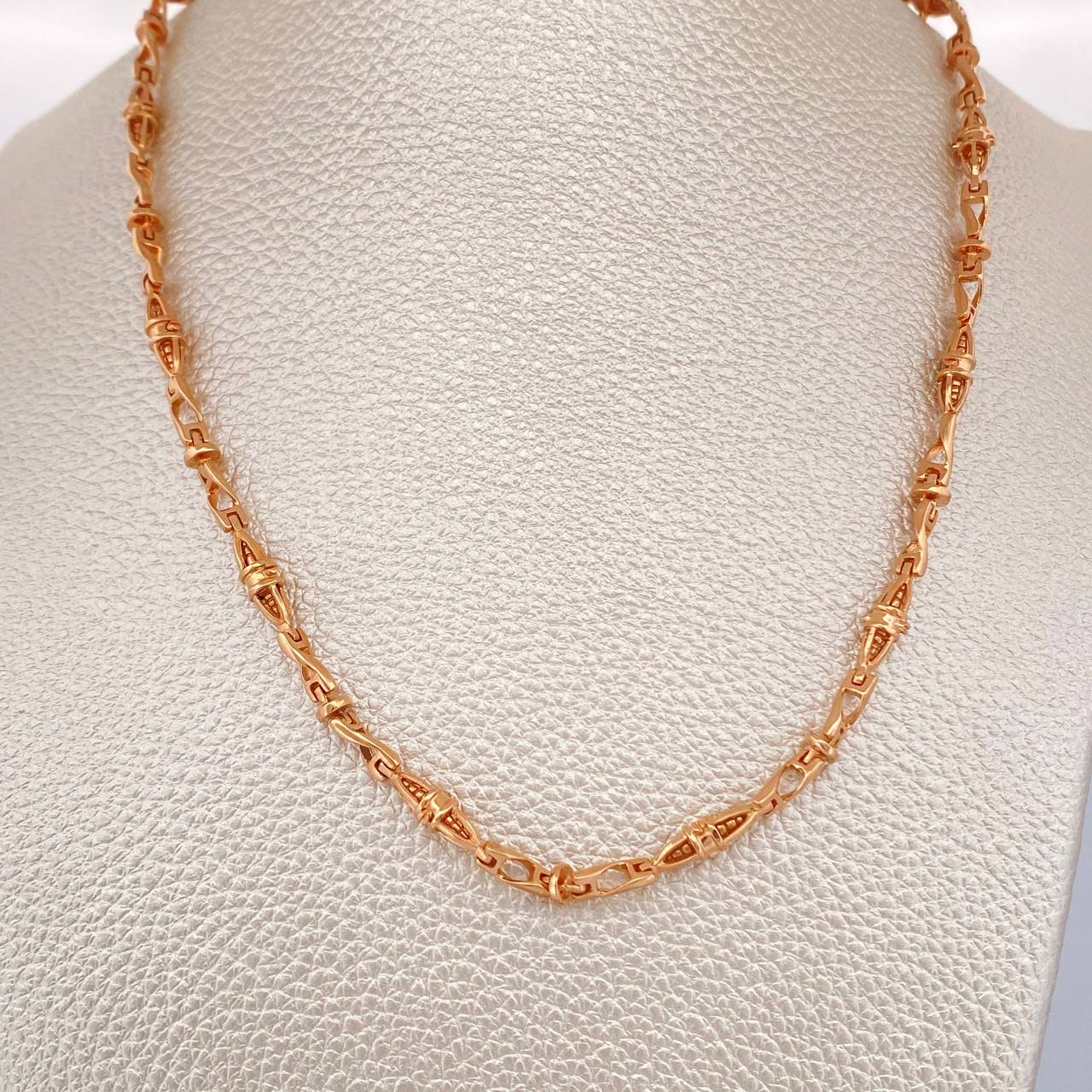 Cadena Dubai 28.2gr / 58.5cm / 4.5mm Oro Rosa 18K $