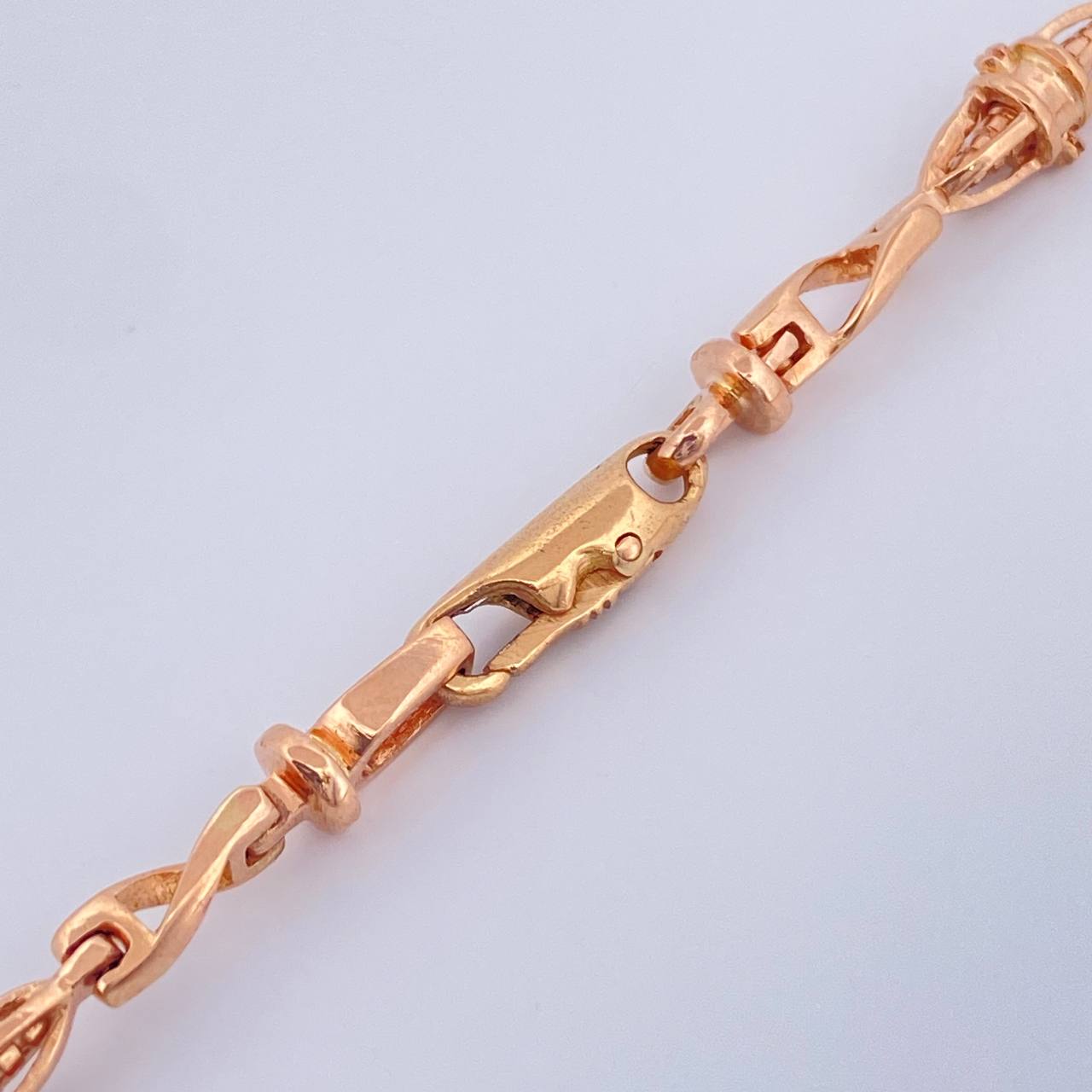 Cadena Dubai 28.2gr / 58.5cm / 4.5mm Oro Rosa 18K $